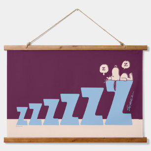 Peanuts   Snoopy & Woodstock Nap Hanging Tapestry