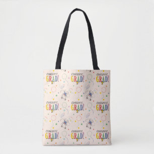Peanuts Snoopy Woodstock PhotoPop Graduation Tote Bag