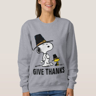 Peanuts Snoopy & Woodstock Pilgrim Sweatshirt