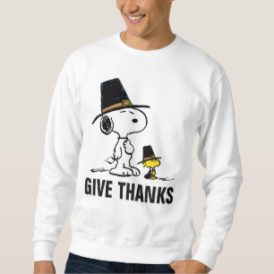 Peanuts Snoopy & Woodstock Pilgrim Sweatshirt