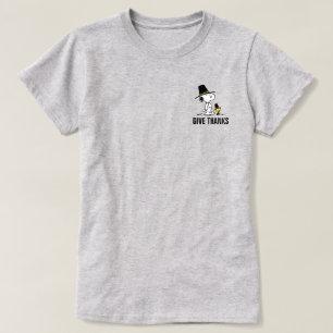 Peanuts Snoopy & Woodstock Pilgrim T-Shirt