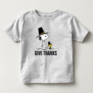Peanuts   Snoopy & Woodstock Pilgrim Toddler T-Shirt
