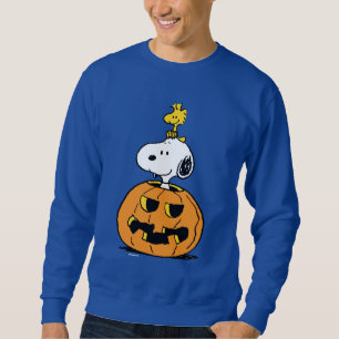 Peanuts Snoopy & Woodstock Pop-up Pumpkin Sweatshirt