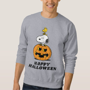 Peanuts Snoopy & Woodstock Pop-up Pumpkin Sweatshirt