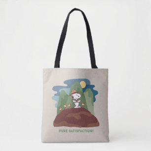 Peanuts   Snoopy & Woodstock Pure Satisfaction Tote Bag