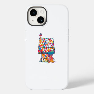 Peanuts Snoopy & Woodstock Rainbow Paint iPhone 14 Case