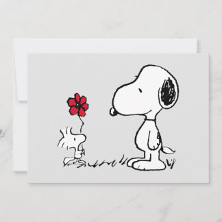 Peanuts | Snoopy & Woodstock Red & Black Card
