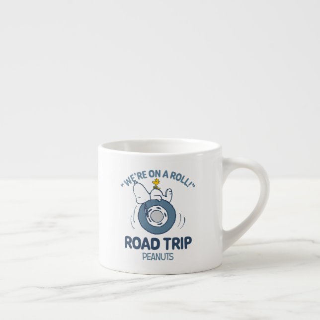 Peanuts | Snoopy & Woodstock Road Trip Espresso Cup (Right)