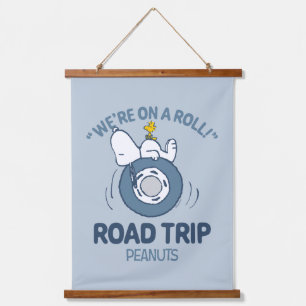 Peanuts   Snoopy & Woodstock Road Trip Hanging Tapestry