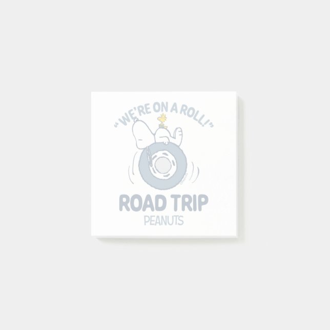Peanuts | Snoopy & Woodstock Road Trip Post-it Notes (Front)