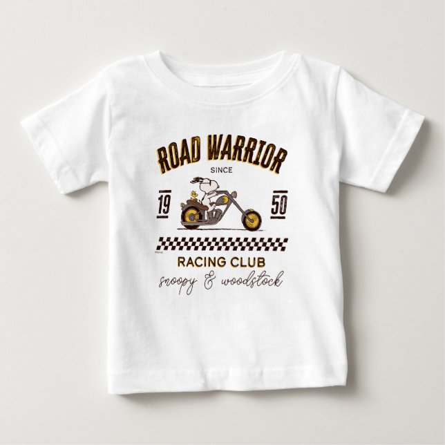 Peanuts | Snoopy & Woodstock Road Warriors Baby T-Shirt (Front)