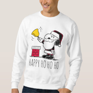 Peanuts Snoopy & Woodstock Santa Bell Ringer Sweatshirt