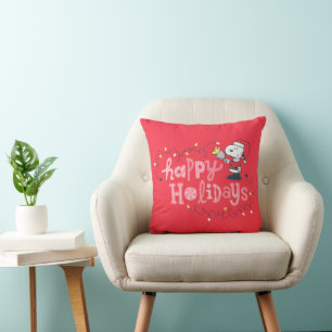 Peanuts   Snoopy & Woodstock Santa Claus Cushion