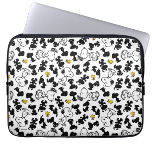 Peanuts    Snoopy & Woodstock Shadow Pattern Laptop Sleeve