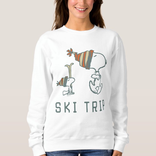 Peanuts | Snoopy & Woodstock Ski Trip 2 Sweatshirt (Front)