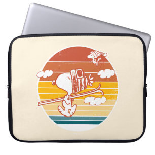 Peanuts Snoopy & Woodstock Ski Trip Laptop Sleeve