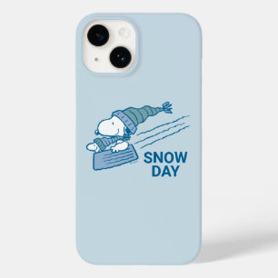 Peanuts   Snoopy & Woodstock Sledding Case-Mate iPhone 14 Case