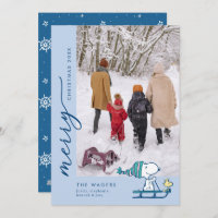 Peanuts Snoopy & Woodstock Sledding