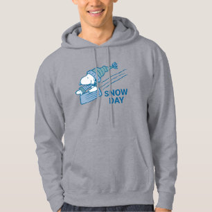 Peanuts Snoopy & Woodstock Sledding Hoodie