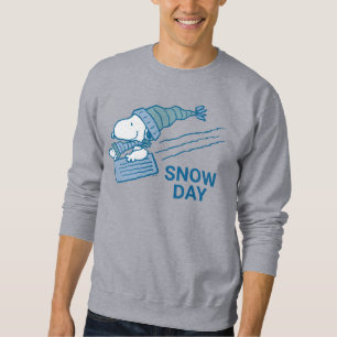 Peanuts   Snoopy & Woodstock Sledding Sweatshirt
