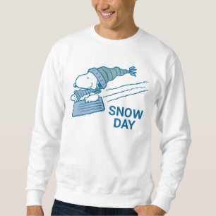 Peanuts   Snoopy & Woodstock Sledding Sweatshirt