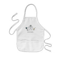 Peanuts | Snoopy & Woodstock Snowman | Add Name