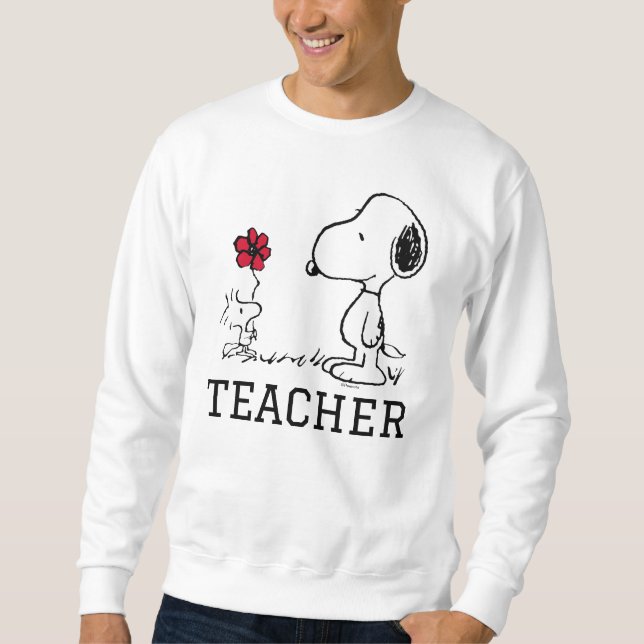 PEANUTS | Snoopy & Woodstock Teacher Sweatshirt (Front)