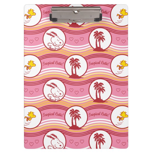 Peanuts | Snoopy & Woodstock Tropical Cutie Clipboard (Front)