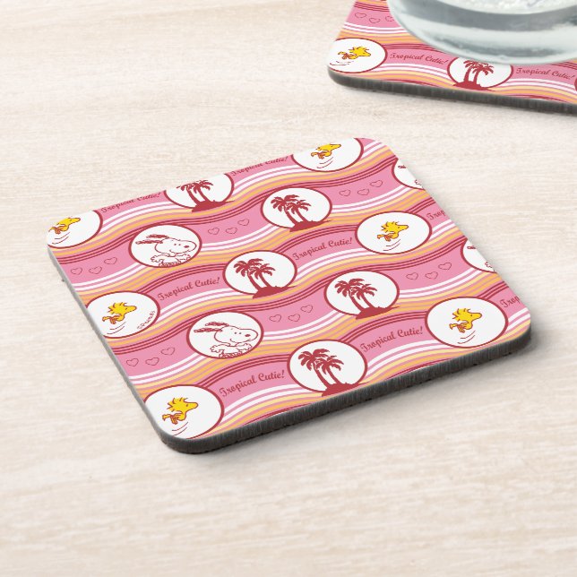 Peanuts | Snoopy & Woodstock Tropical Cutie Coaster (Left Side)
