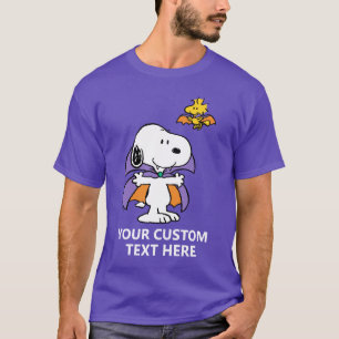 Peanuts Snoopy Woodstock Vampire Halloween T-Shirt