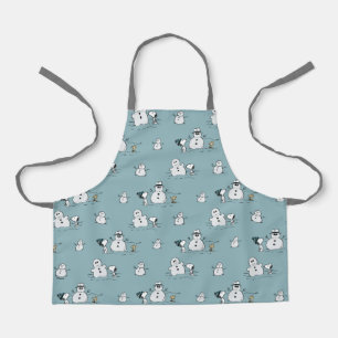 Peanuts   Snoopy & Woodstock Winter Break Pattern Apron