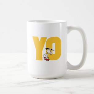 Peanuts   Snoopy YO Skateboard Coffee Mug
