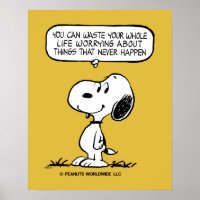 Peanuts | Snoopy You Can't Waist Your Whole Life
