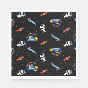 Peanuts Snoopy Your Future Looks Bright Graduation Napkin