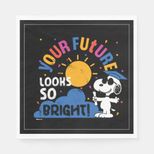 Peanuts Snoopy Your Future Looks So Bright Napkin