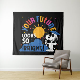 Peanuts Snoopy Your Future Looks So Bright Tapestry