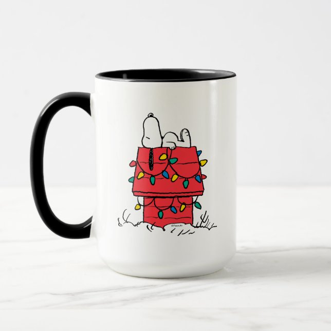 Peanuts | Snoopy's Dog House With Lights Mug (Left)