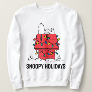 Peanuts Snoopy's Dog House With Lights Sweatshirt