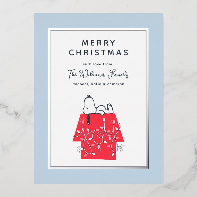 Peanuts | Snoopy's Holiday Dreamer Family Photo (Front)