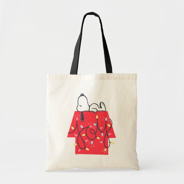 Peanuts | Snoopy's Holiday Dreamer Tote Bag (Front)