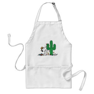 Peanuts Spike Decorates for Christmas Standard Apron