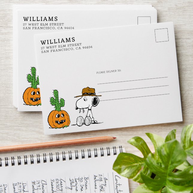 Peanuts | Spike's Desert Halloween Envelope (Stacked)
