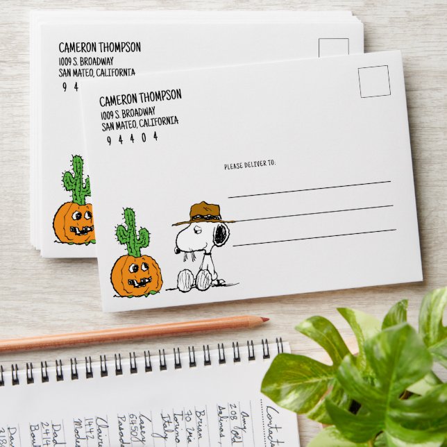 Peanuts | Spike's Desert Halloween Envelope (Stacked)