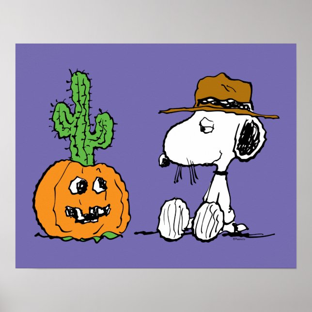 Peanuts | Spike's Desert Halloween Poster (Front)