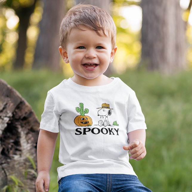 Peanuts | Spike's Desert Halloween Toddler T-Shirt (Kid wearing shirt)