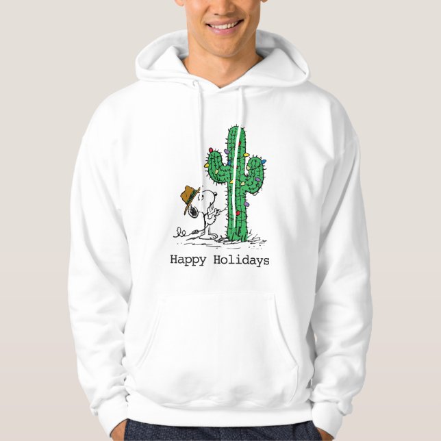 Peanuts | Spike's Holiday Cactus Hoodie (Front)