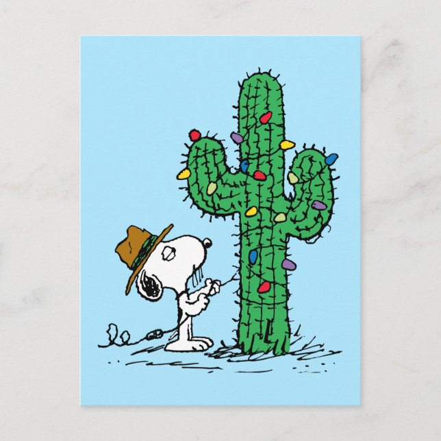 Peanuts | Spike's Holiday Cactus Postcard (Front)