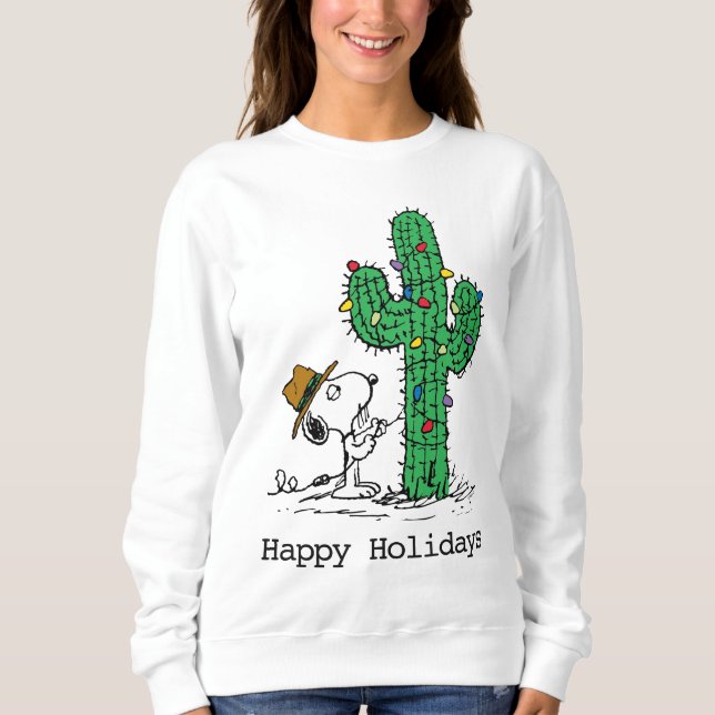 Peanuts | Spike's Holiday Cactus Sweatshirt (Front)
