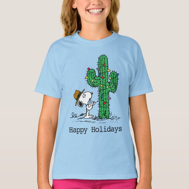 Peanuts | Spike's Holiday Cactus T-Shirt (Front)