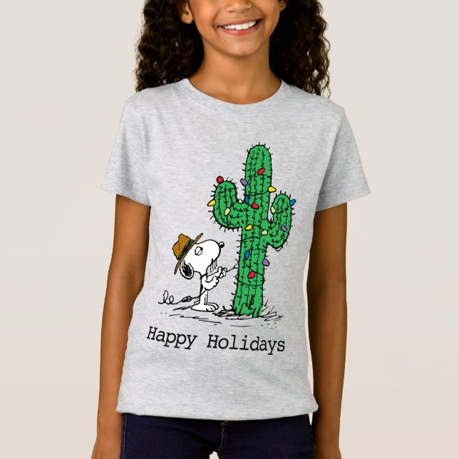 Peanuts | Spike's Holiday Cactus T-Shirt (Front)